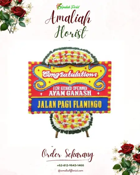 Sewa Papan Bunga 36 Ilir
